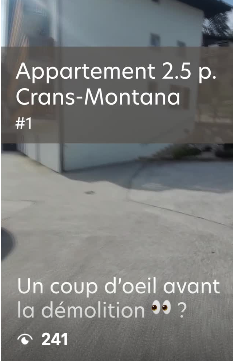 appartement 2.5 pièces Crans-Montana